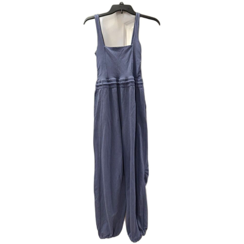Free People FP Movement Inbound Jumpsuit Skyline Blue Size XS NWOT